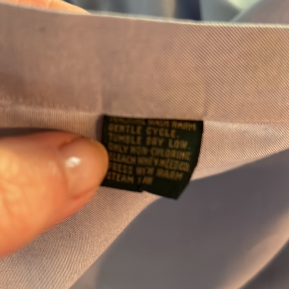 Saddles Light Blue Oxford Button Down Long Sleeve Casual or Dress Shirt - Picture 9 of 10